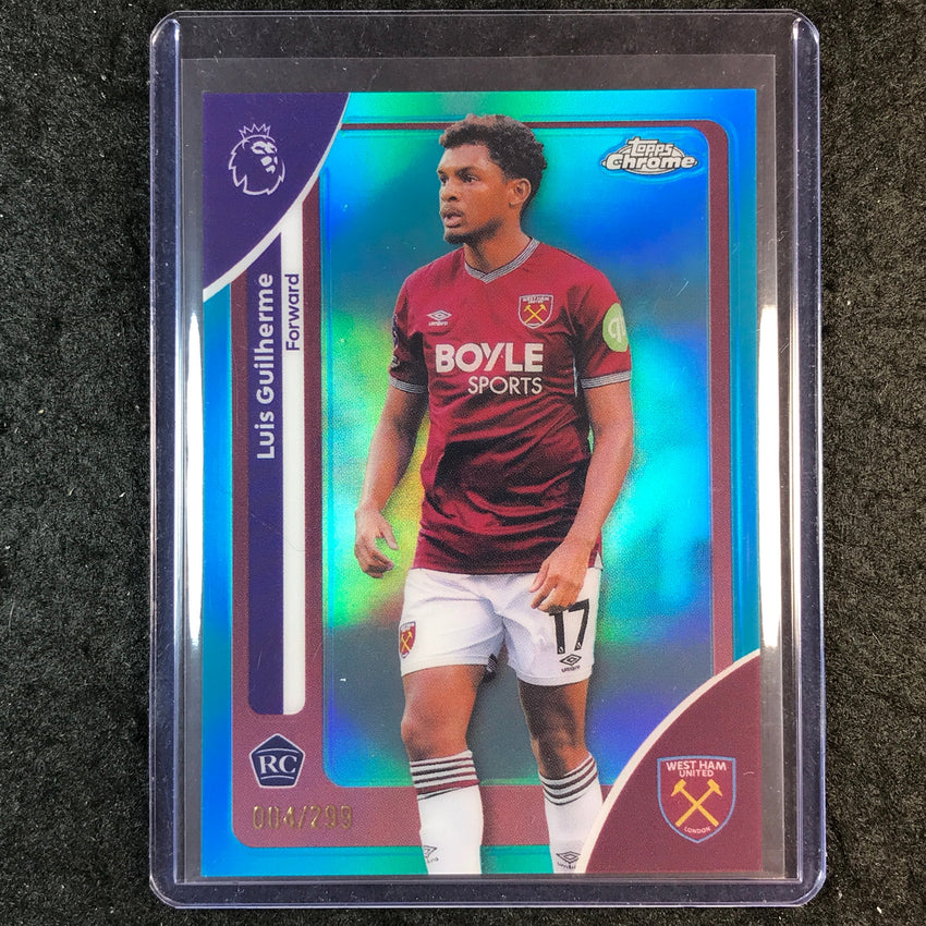 2026 Topps Chrome Premier League EPL LUIS GUIHERME Rookie Teal /299 #185