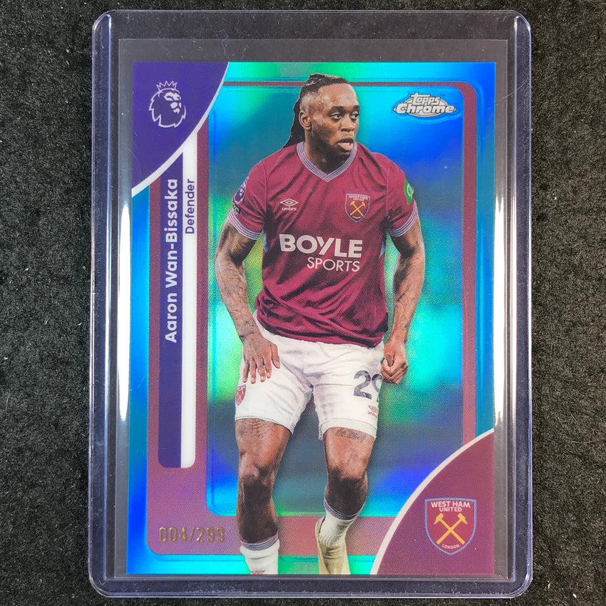2026 Topps Chrome Premier League EPL AARON WAN-BISSAKA Teal /299 #190