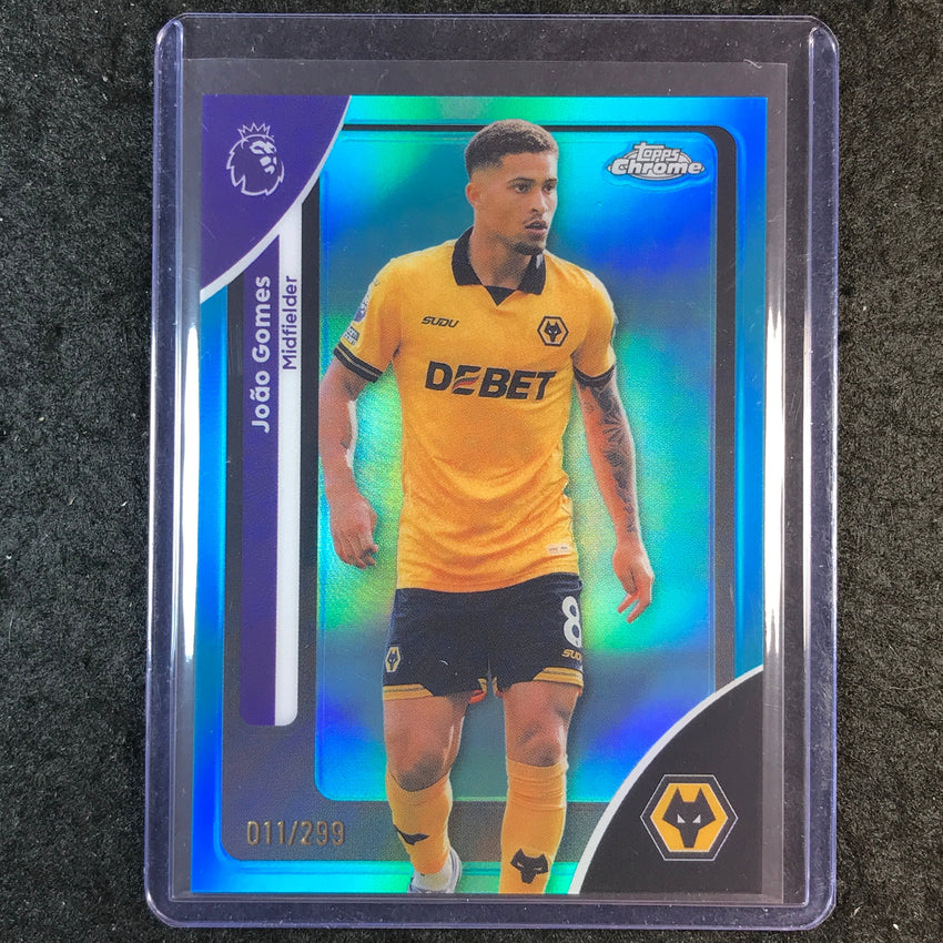 2026 Topps Chrome Premier League EPL JOAO GOMES Teal /299 #194