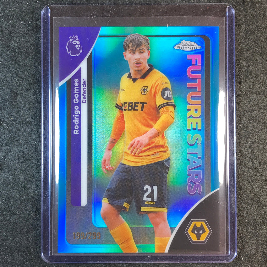 2026 Topps Chrome Premier League EPL RODRIGO GOMES Teal /299 #200
