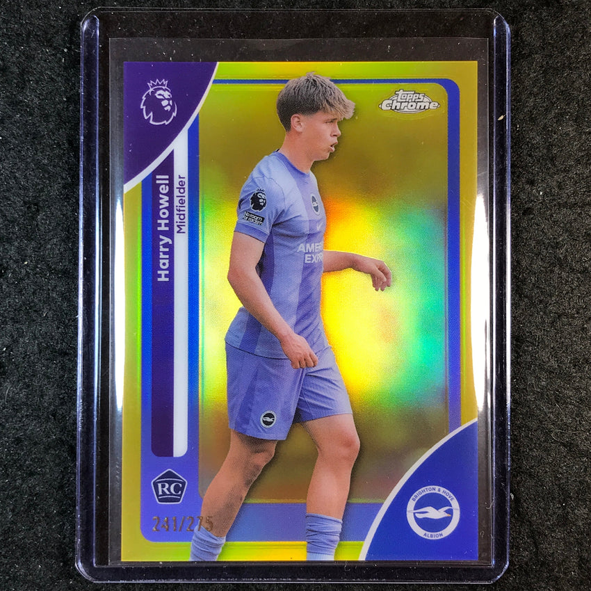 2026 Topps Chrome Premier League EPL HARRY HOWELL Yellow /275 #49