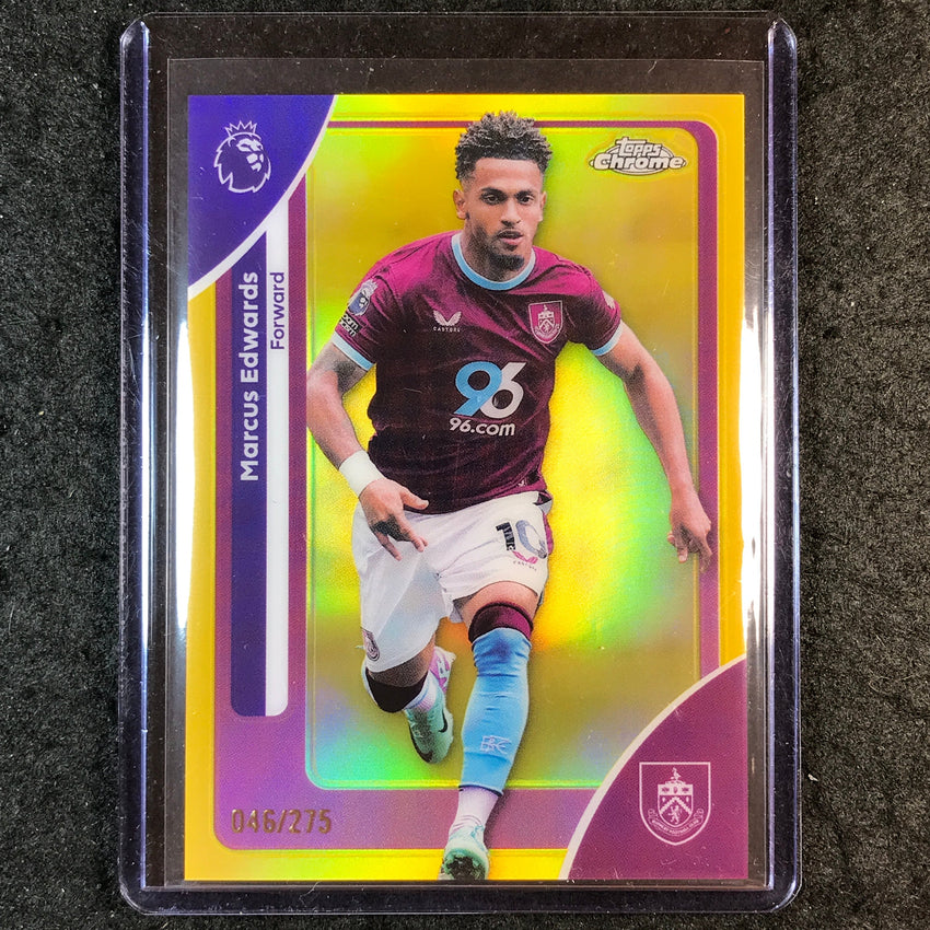 2026 Topps Chrome Premier League EPL MARCUS EDWARDS Yellow /275 #52