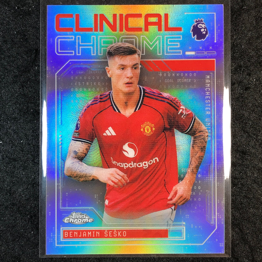 2026 Topps Chrome Premier League EPL BENJAMIN SESKO Clinical Chrome #CC-22
