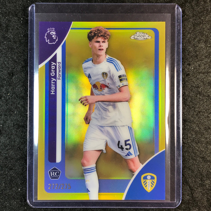 2026 Topps Chrome Premier League EPL HARRY GRAY Rookie Yellow /275 #103