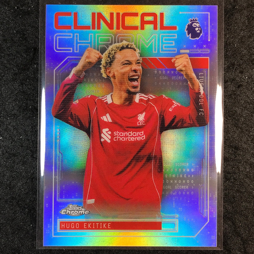 2026 Topps Chrome Premier League EPL HUGO EKITIKE Clinical Chrome #CC-27