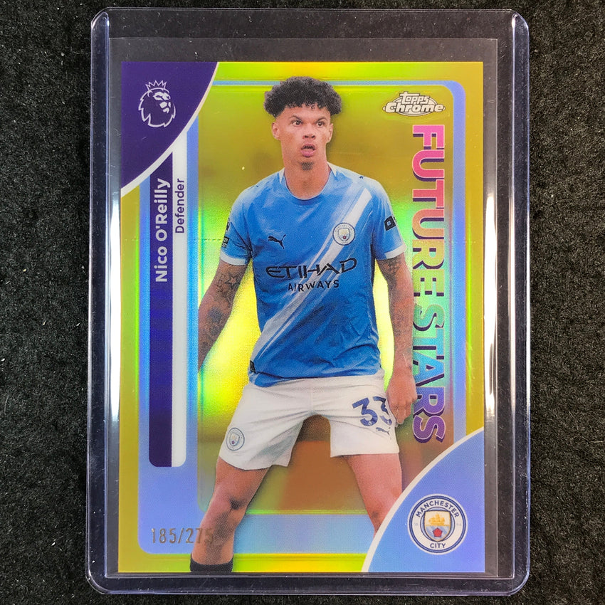 2026 Topps Chrome Premier League EPL NICO O'REILLY Future Stars Yellow /275 #130