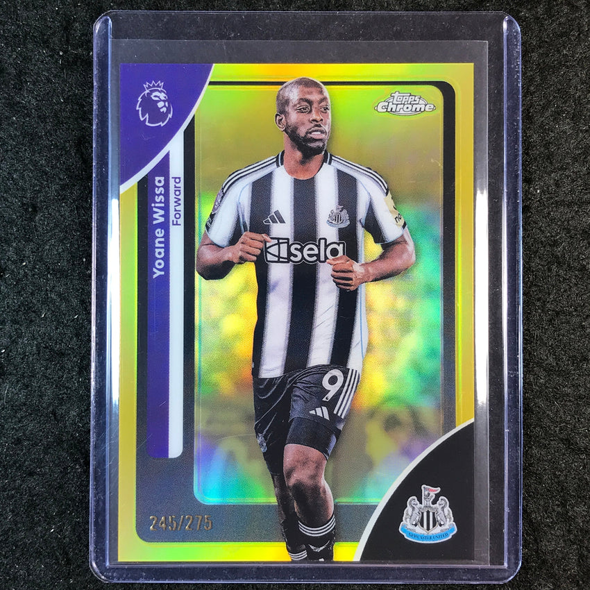 2026 Topps Chrome Premier League EPL YOANA WISSA Yellow /275 #141