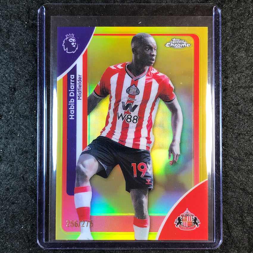 2026 Topps Chrome Premier League EPL HABIB DIARRA Yellow /275 #164