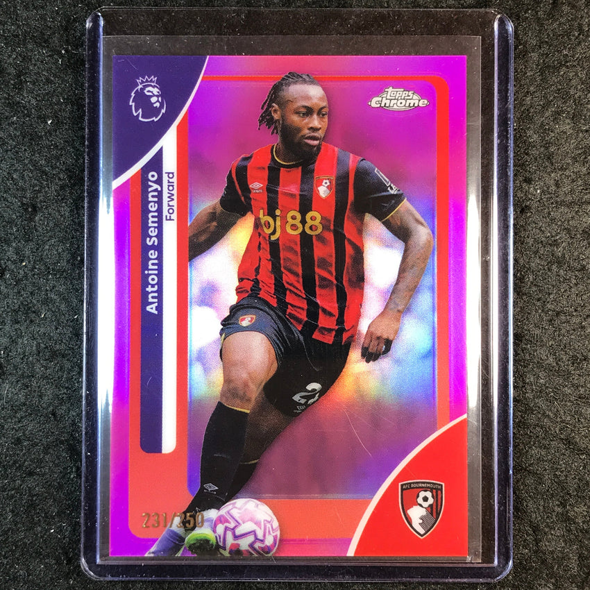 2026 Topps Chrome Premier League EPL ANTOINE SEMENYO Pink /250 #3