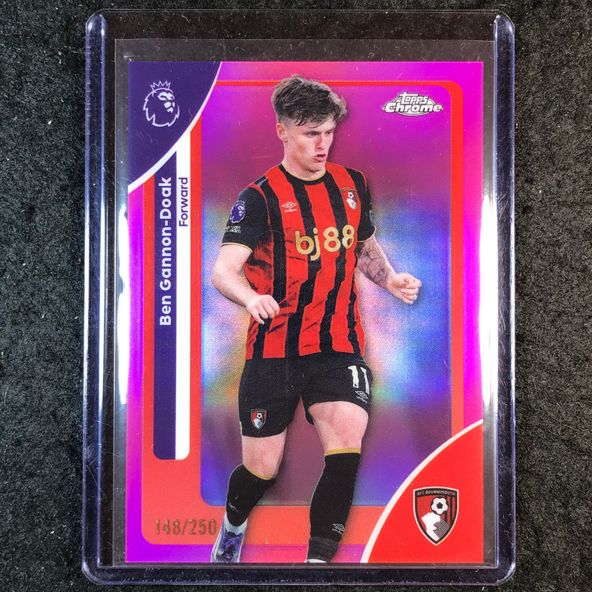 2026 Topps Chrome Premier League EPL BEN GANNON-DOAK Pink /250 #9
