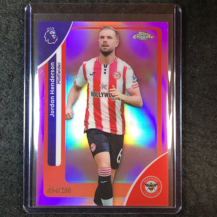 2026 Topps Chrome Premier League EPL JORDAN HENDERSON Pink /250 #39