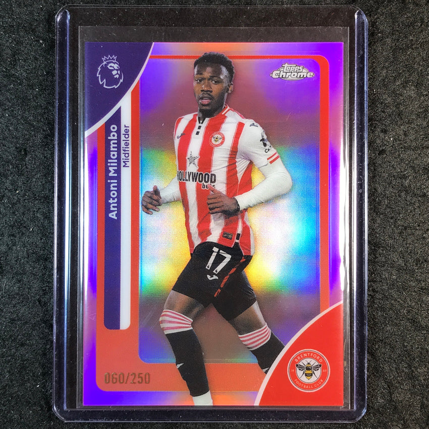 2026 Topps Chrome Premier League EPL ANTONI MILAMBO Pink /250 #40