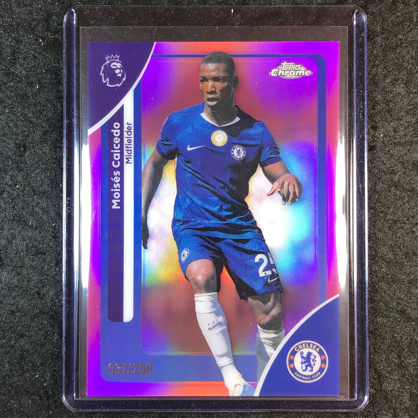 2026 Topps Chrome Premier League EPL MOISES CAICEDO Pink /250 #67