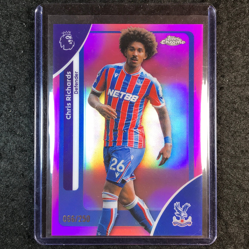 2026 Topps Chrome Premier League EPL CHRIS RICHARDS Pink /250 #76