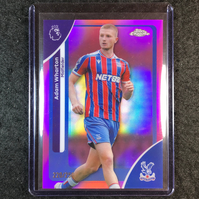 2026 Topps Chrome Premier League EPL ADAM WHARTON Pink /250 #77