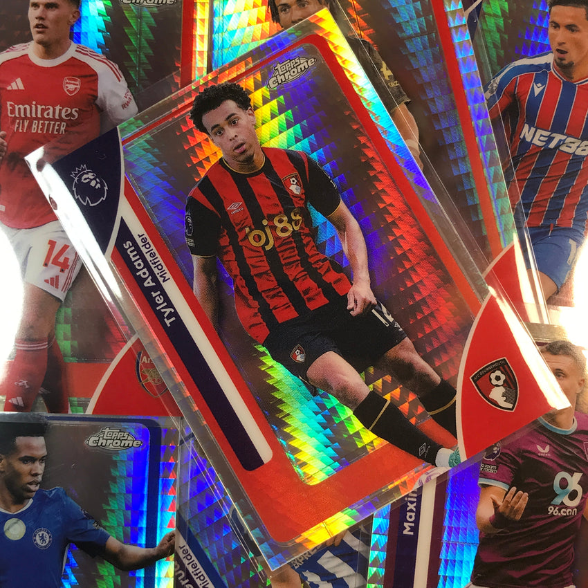 2026 Topps Chrome Premier League EPL BRADLEY BURROWES Rookie Base Prism #29