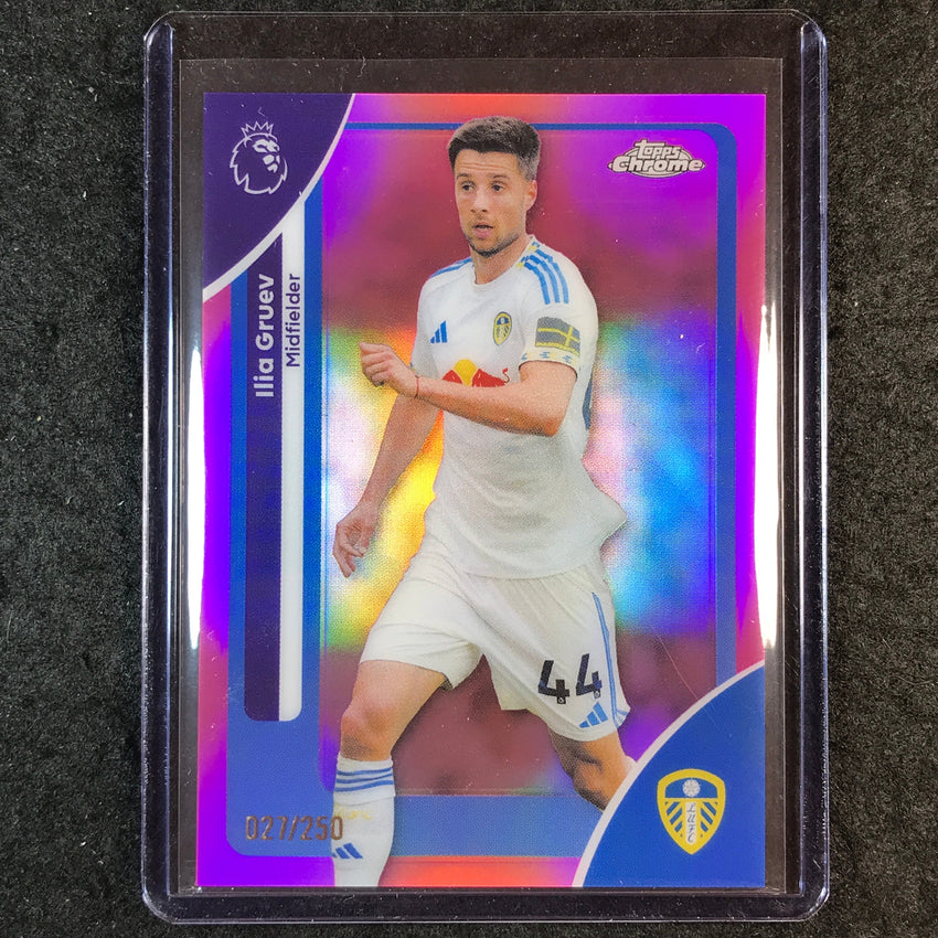 2026 Topps Chrome Premier League EPL ILIA GRUEV Pink /250 #101