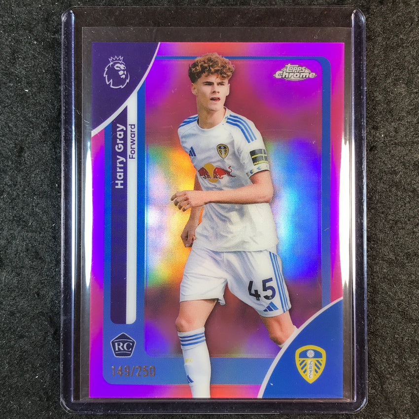 2026 Topps Chrome Premier League EPL HARRY GRAY Rookie Pink /250 #103