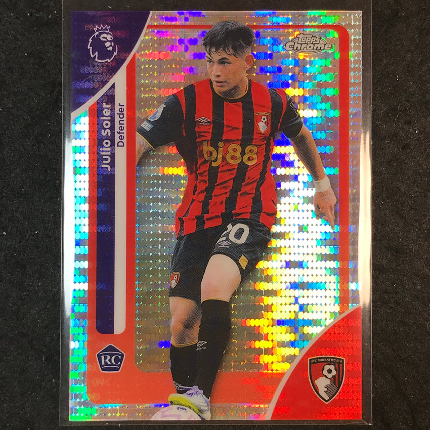 2026 Topps Chrome Premier League EPL JULIO SOLER Rookie Base Pulsar #5