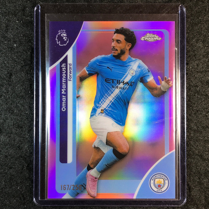 2026 Topps Chrome Premier League EPL OMAR MARMOUSH Pink /250 #121