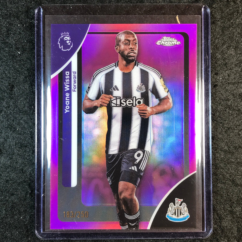 2026 Topps Chrome Premier League EPL YOANE WISSA Pink /250 #141