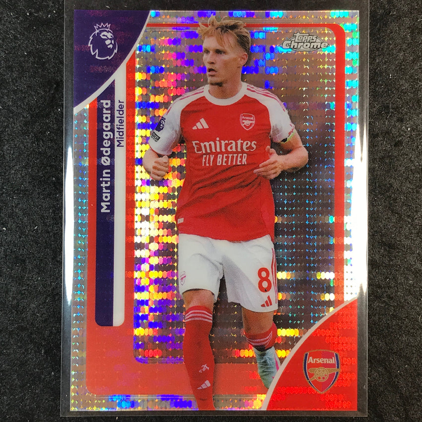 2026 Topps Chrome Premier League EPL MARTIN ODEGAARD Base Pulsar #12