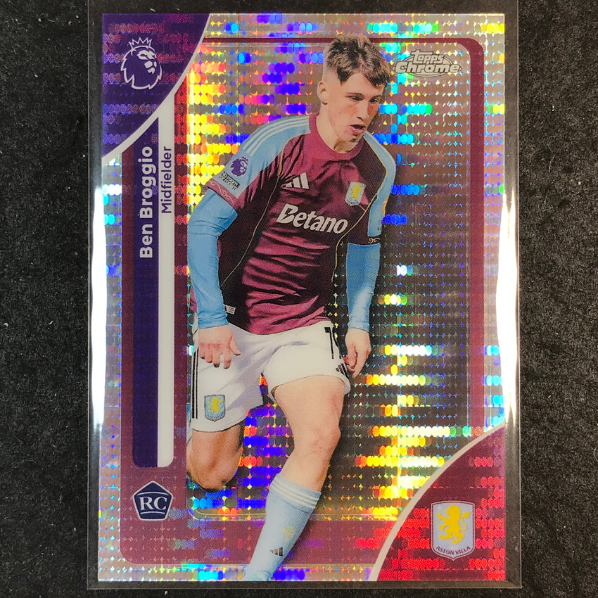 2026 Topps Chrome Premier League EPL BEN BROGGIO Rookie Base Pulsar #21