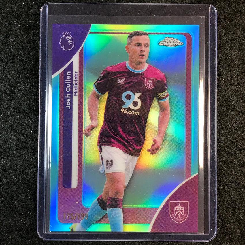 2026 Topps Chrome Premier League EPL JOSH CULLEN Aqua 175/199 #56