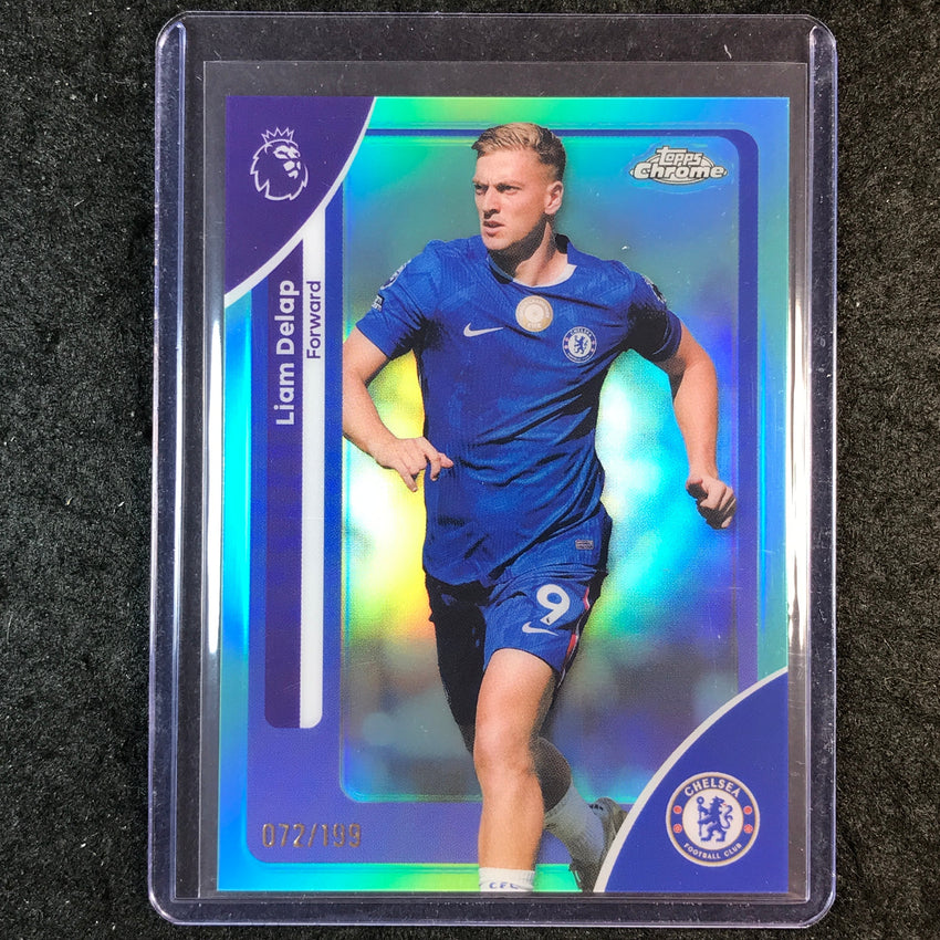2026 Topps Chrome Premier League EPL LIAM DELAP Aqua 72/199 #62