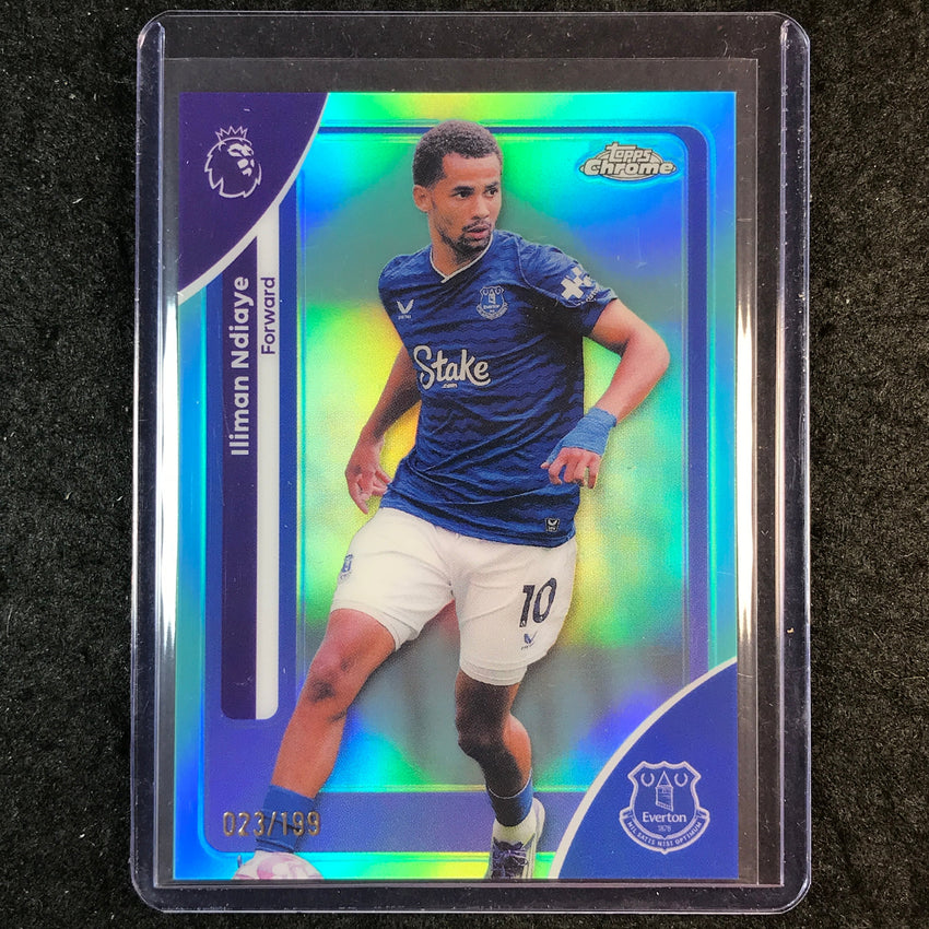 2026 Topps Chrome Premier League EPL ILIMAN NDIAYE Aqua 23/199 #82