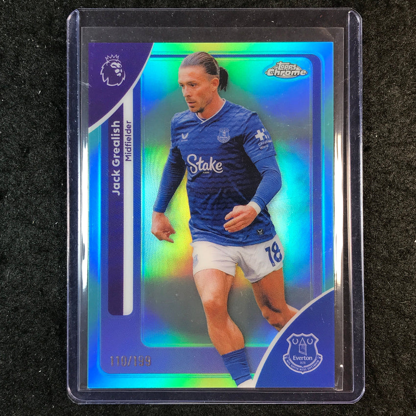 2026 Topps Chrome Premier League EPL JACK GREALISH Aqua 110/199 #87