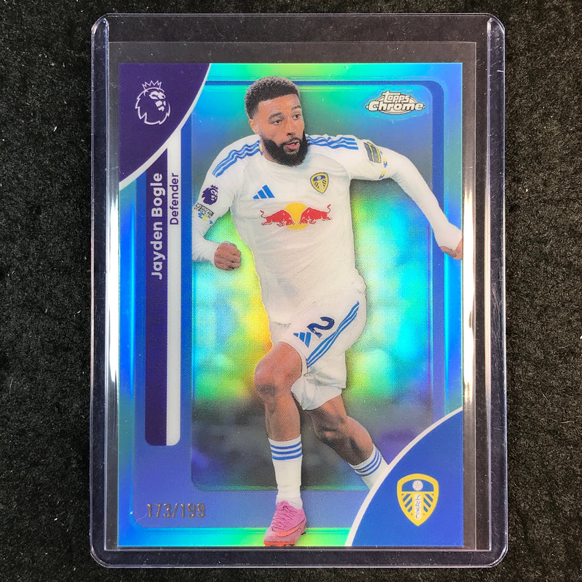 2026 Topps Chrome Premier League EPL JAYDEN BOGLE Aqua 173/199 #108