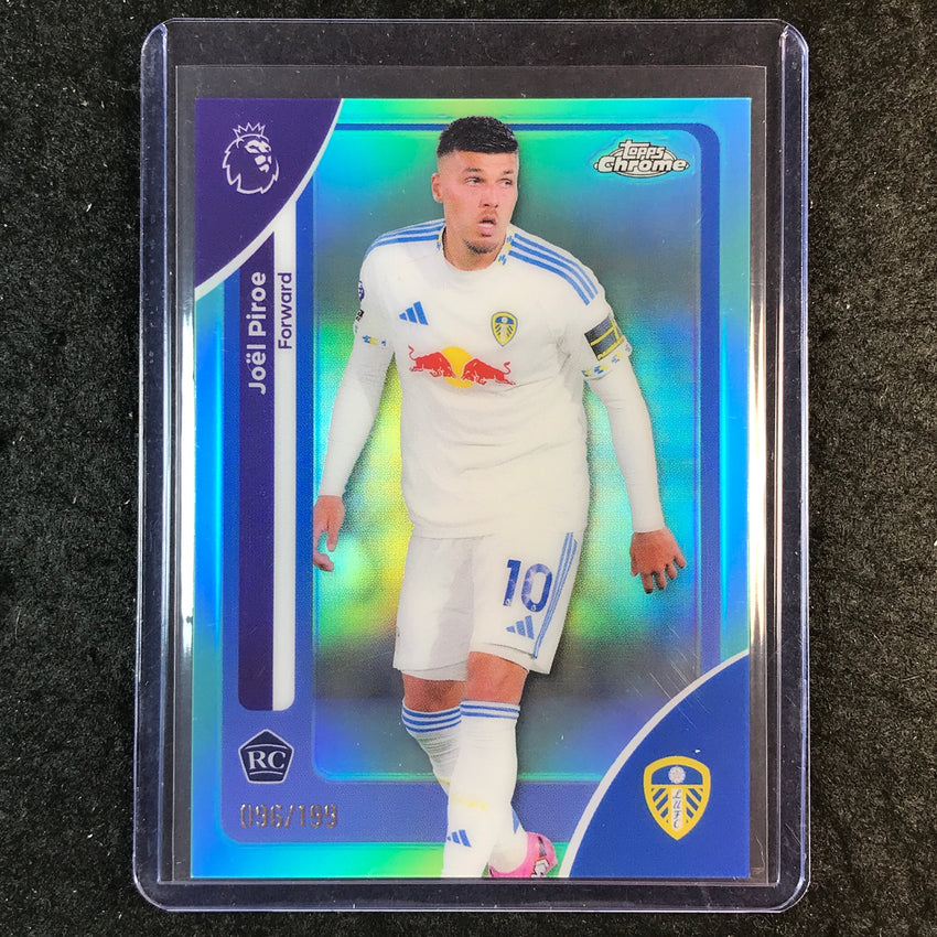 2026 Topps Chrome Premier League EPL JOEL PIROE Rookie Aqua 96/199 #109