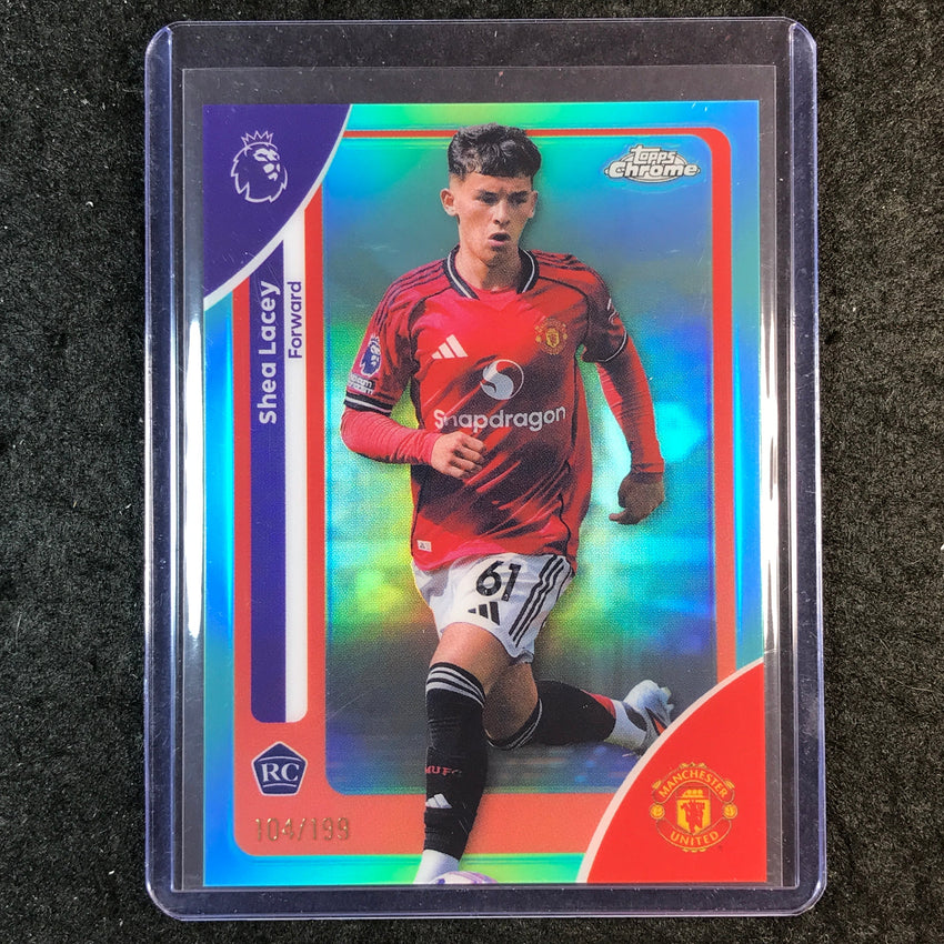 2026 Topps Chrome Premier League EPL SHEA LACEY Rookie Aqua 104/199 #138