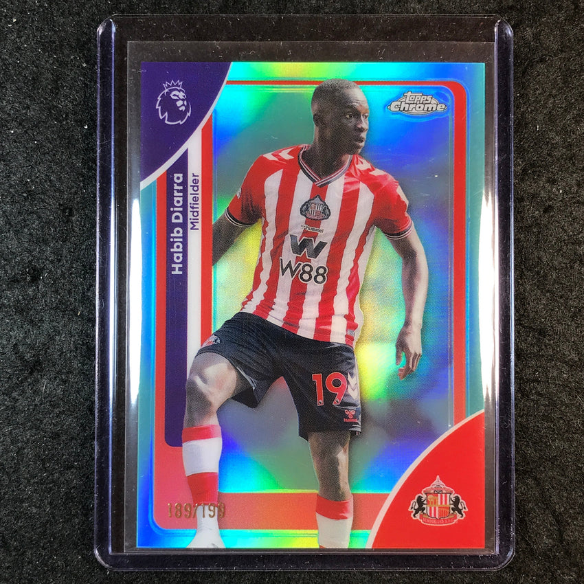 2026 Topps Chrome Premier League EPL HABIB DIARRA Aqua 189/199 #164