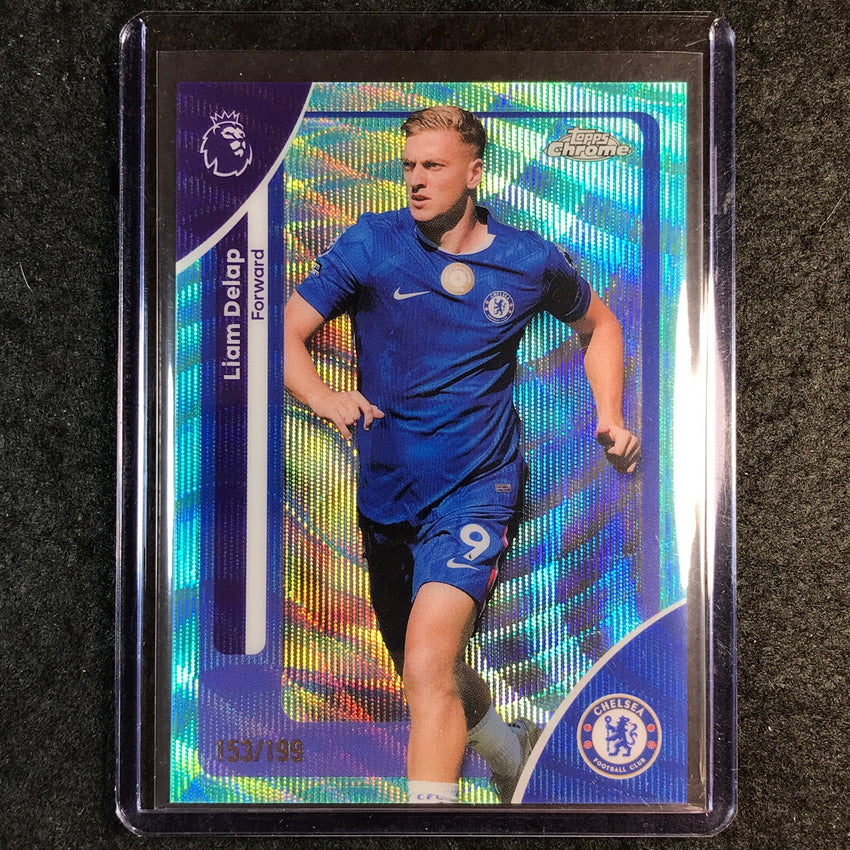 2026 Topps Chrome Premier League EPL LIAM DELAP Aqua Wave 153/199 #62