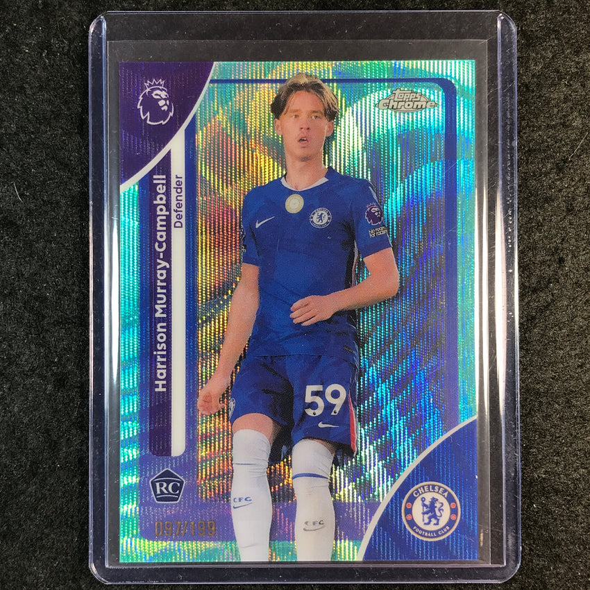 2026 Topps Chrome Premier League EPL MURRAY-CAMPBELL Rookie Aqua Wave 97/199 #69