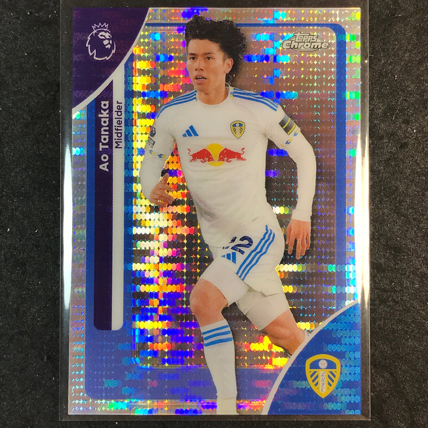 2026 Topps Chrome Premier League EPL AO TANAKA Base Pulsar #107