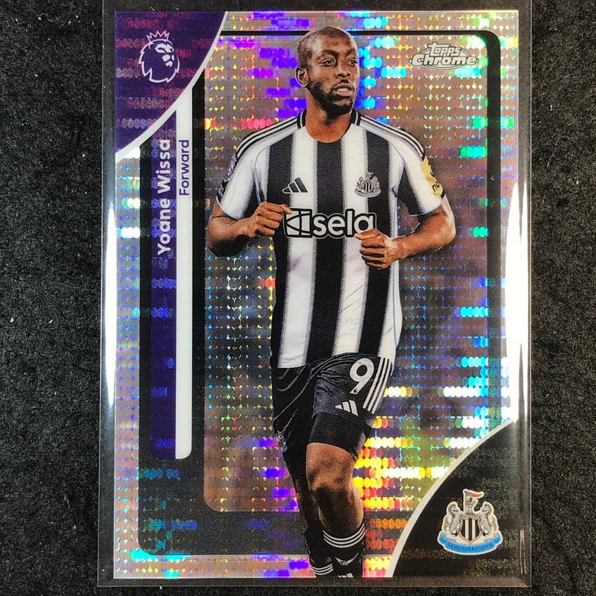2026 Topps Chrome Premier League EPL YOANE WISSA Base Pulsar #141