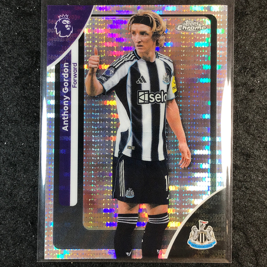 2026 Topps Chrome Premier League EPL ANTHONY GORDON Base Pulsar #144