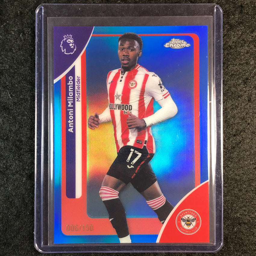 2026 Topps Chrome Premier League EPL ANTONI MILAMBO Blue 6/150 #40