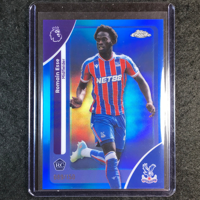 2026 Topps Chrome Premier League EPL ROMAIN ESSE Rookie Blue 89/150 #72