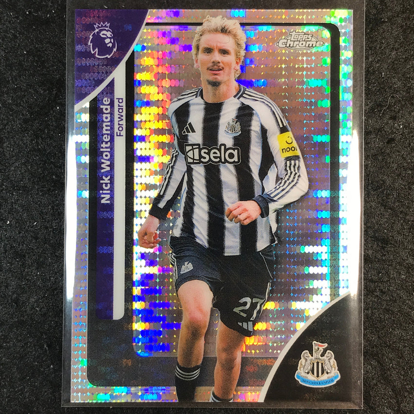 2026 Topps Chrome Premier League EPL NICK WOLTEMADE Base Pulsar #145