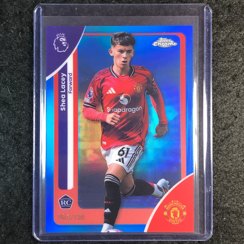 2026 Topps Chrome Premier League EPL SHEA LACEY Rookie Blue 64/150 #138