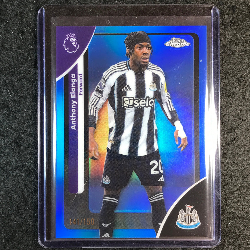 2026 Topps Chrome Premier League EPL ANTHONY ELANGA Blue 141/150 #149