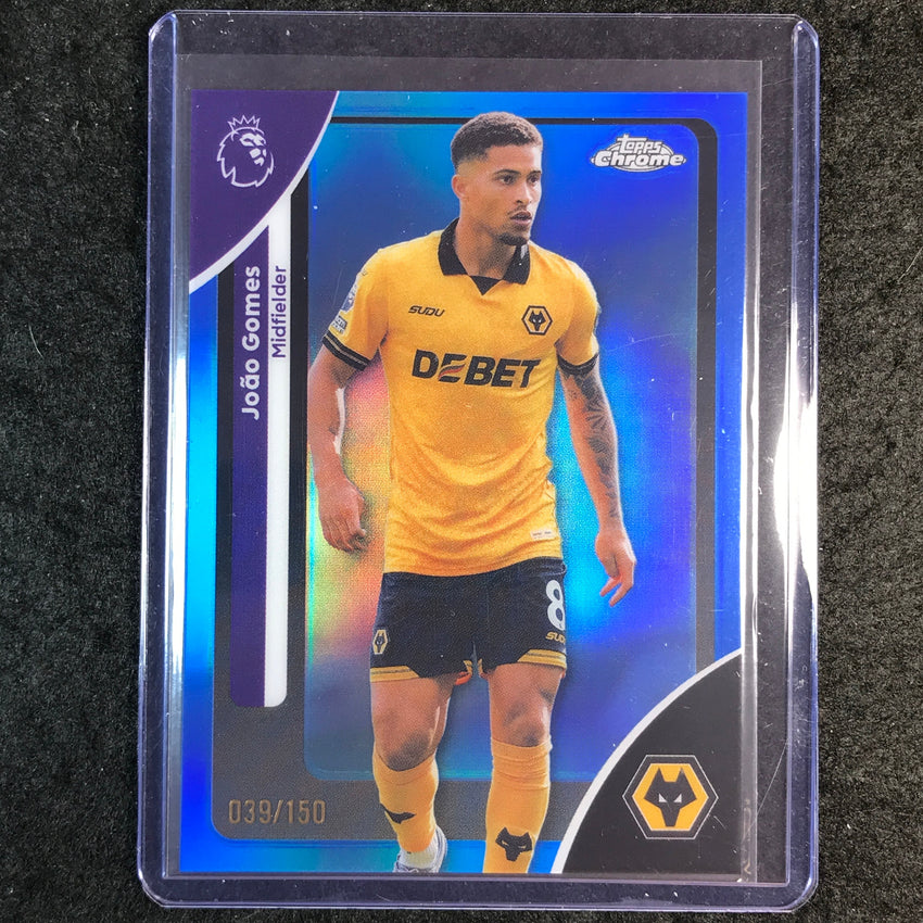 2026 Topps Chrome Premier League EPL JOAO GOMES Blue 39/150 #194
