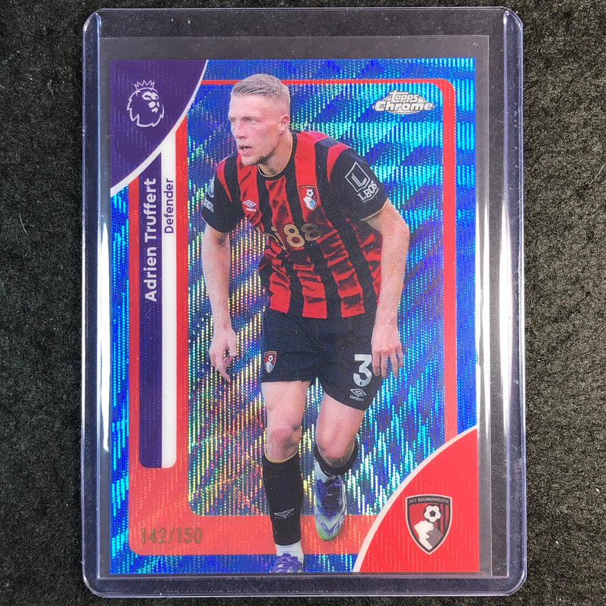2026 Topps Chrome Premier League EPL ADRIEN TRUFFERT Blue Wave 142/150 #10