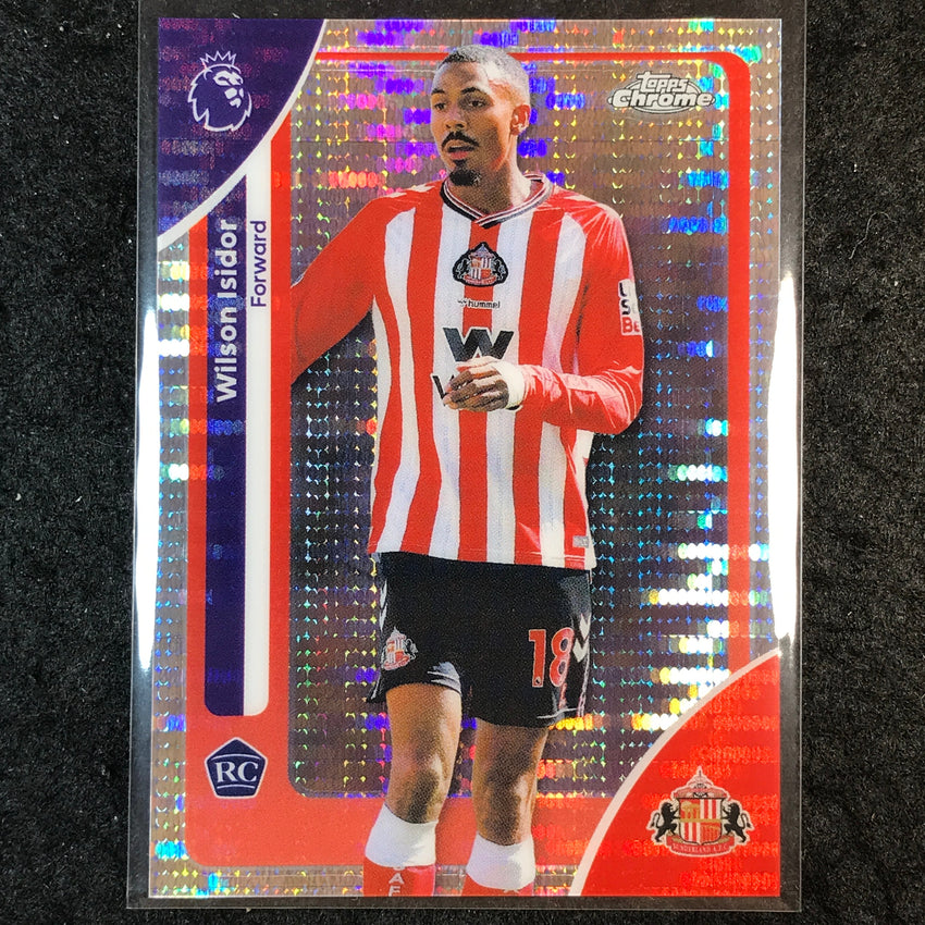 2026 Topps Chrome Premier League EPL WILSON ISIDOR Rookie Base Pulsar #166