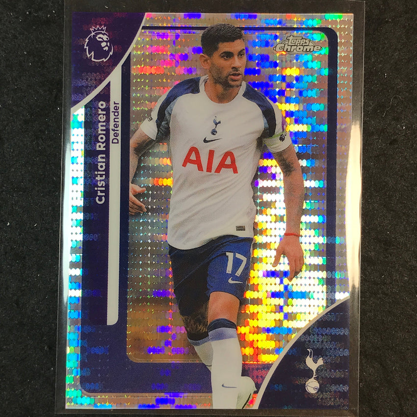 2026 Topps Chrome Premier League EPL CRISTIAN ROMERO Base Pulsar #171