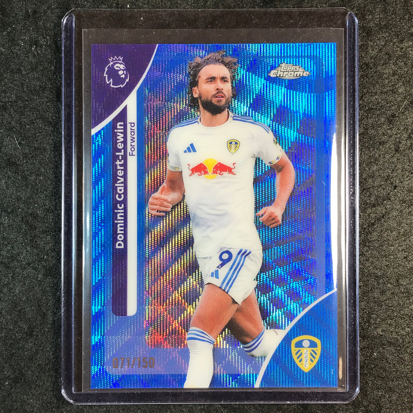2026 Topps Chrome Premier League EPL DOMINIC CALVERT-LEWIN Blue Wave 71/150 #104